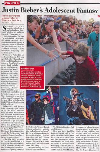  Justin Bieber in Rolling Stone Magazine