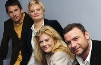 Liev at 2008 film Festival with Friends