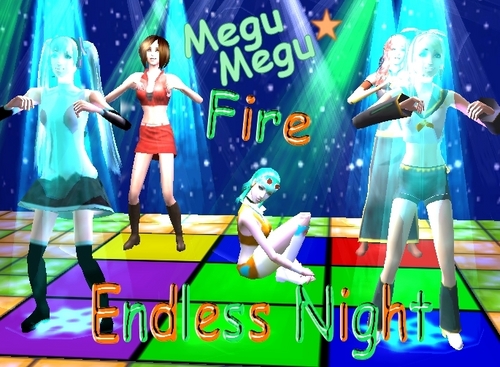  Megu Megu огонь Endless Night - Sims 2