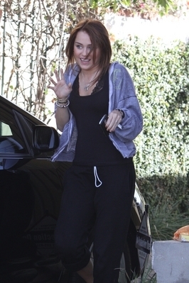  Miley Out in Hollywood