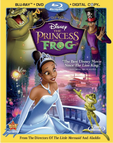  The Princess and The Frog DVD Cover