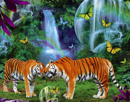  Tiger achtergrond