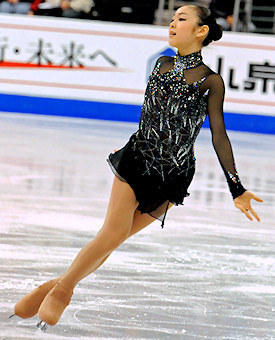  Yuna Kim's legendary program (short program 08-09 season Danse Macabre)