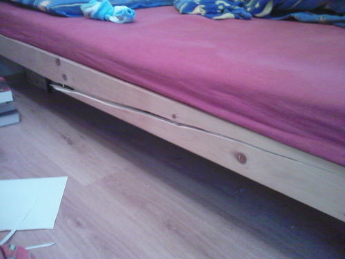 mispulka destroyed her bed ;(