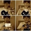 Me on webcam with my album! ItsJBbaby photo