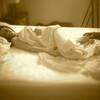 Renee walker in bed  logans photo
