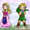 Zelda and Link sithouetteTH photo