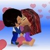 Aaron and Brylah Buddypoke kiss Flana_2 photo