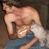 My cat eat my burger! ForsakenOutcast photo