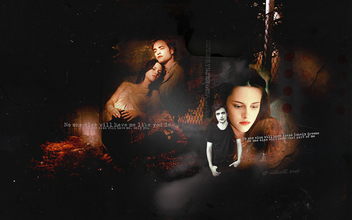  Edward & Bella fondo de pantalla