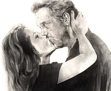 House and Cuddy Kiss