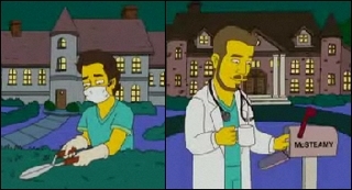  Mark and Derek on the Simpsons