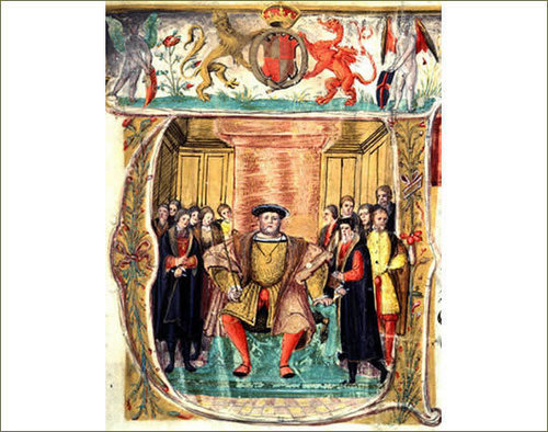  Picture Commissioned por Henry VIII for the Valor Ecclesiasticus