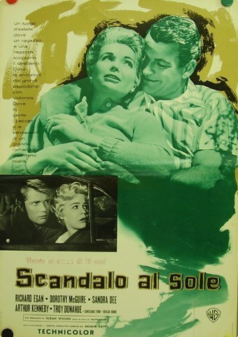  1959 A Summer Place Italian Poster