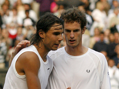  Andy Murray and Rafael Nadal
