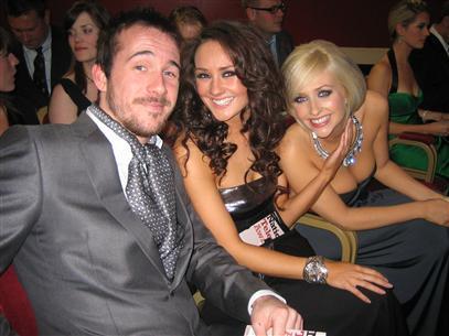  Barry Sloane (Niall) with on screen sisters Claire Cooper (Jacqui) and Gemma Merna (Carmel)