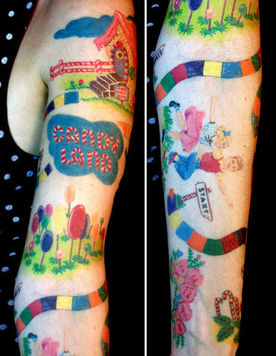  Candy Land tatouages