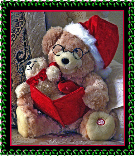  क्रिस्मस Santa भालू (Christmas 2008)