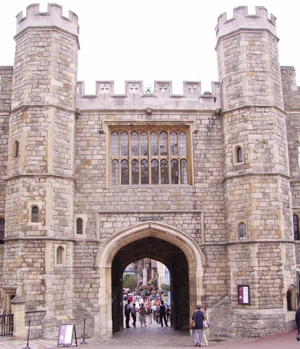  King Henry VIII Gate at Windsor istana, castle