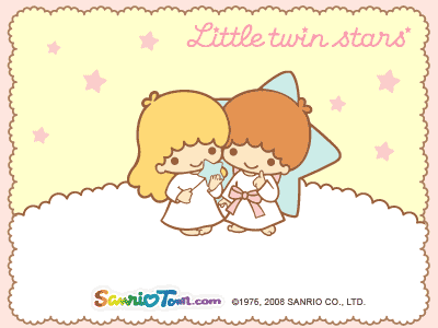 Little Twin Stars E-Card