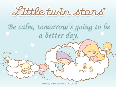  Little Twin Stars E-Card
