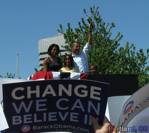 Obama Family - Change We Can Believe In