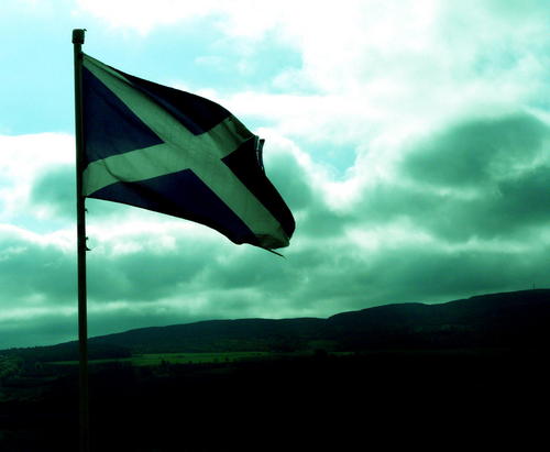  Scottish Flag দেওয়ালপত্র