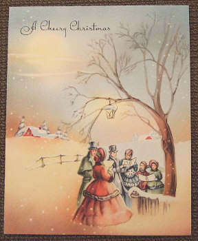  Vintage বড়দিন Card (Christmas 2008)