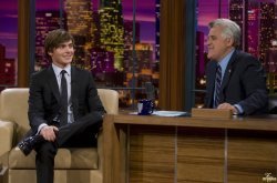  Zac on Tonight tampil with jay Leno