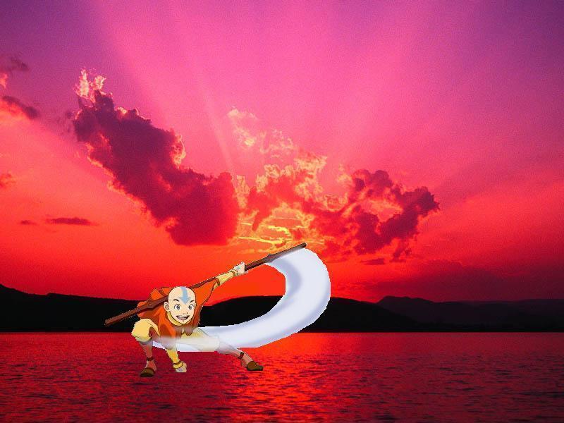  Aang on Sunset