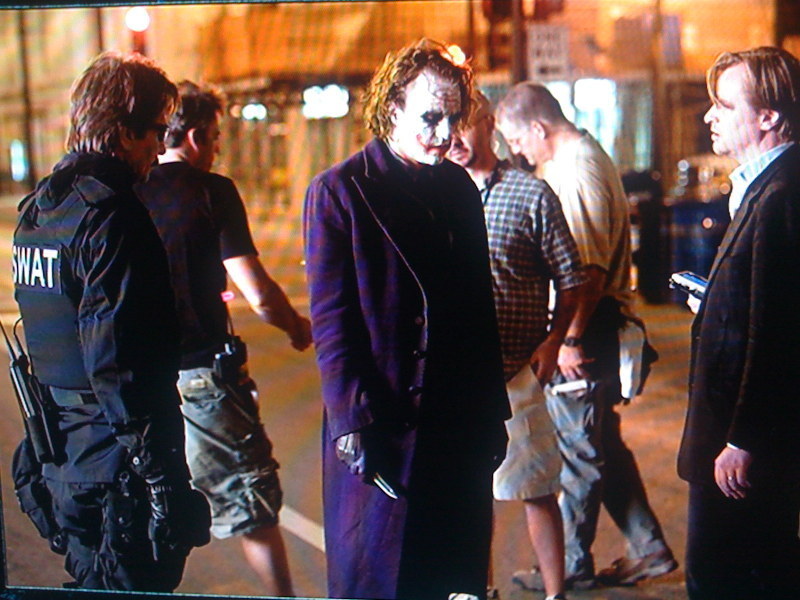 Behind the scenes with the Joker
