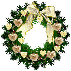  বড়দিন Wreath - animated (Christmas 2008)