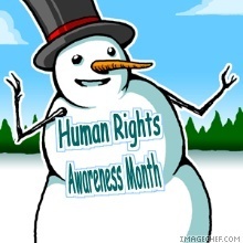 December/Human Rights Awareness Month Icons