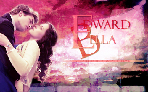  Edward & Bella kertas dinding