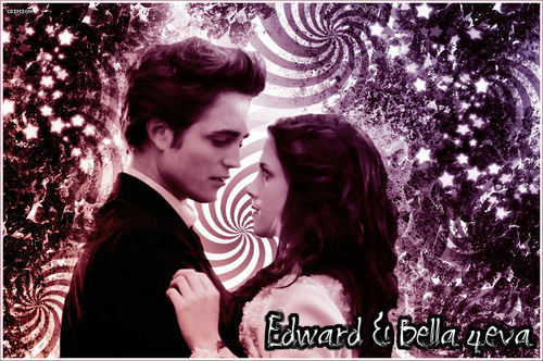  Edward and Bella 壁紙