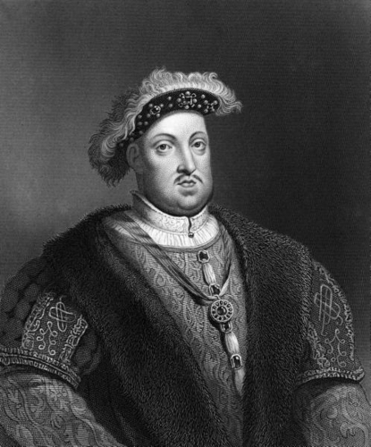  Etching of Henry VIII