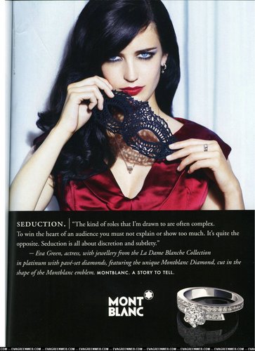  Eva Green's stunning new Montblanc ad