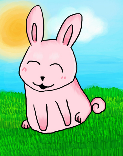  Here bunny bunny