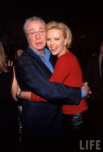  Michael Caine and Charlize Theron