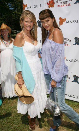  Petra out with Christie Brinkley