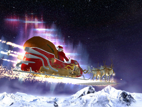  Santa's Рождество Eve Sleigh Ride (Christmas 2008)