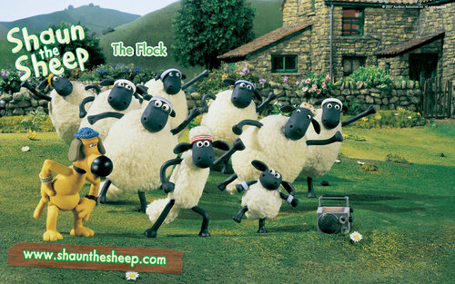  Shaun the овца, овцы