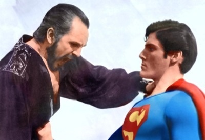  super-homem and Zod--Superman II