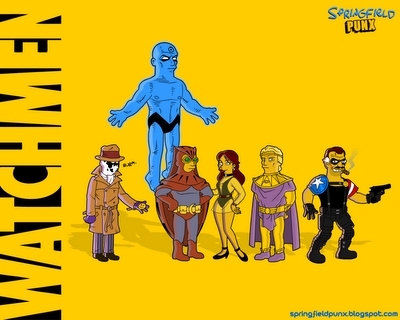  Watchmen Simpsons Style