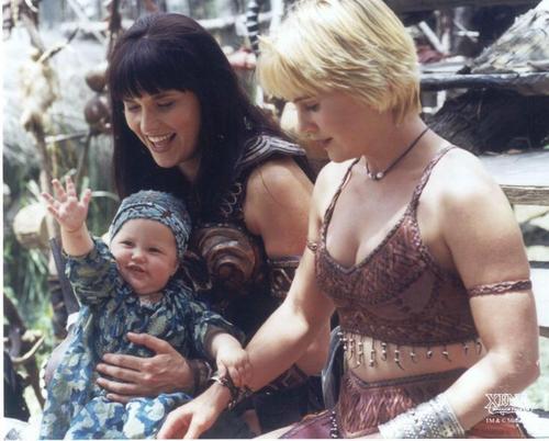  Xena, Gabrielle and baby Eve