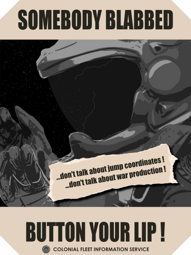  BSG Propaganda Poster