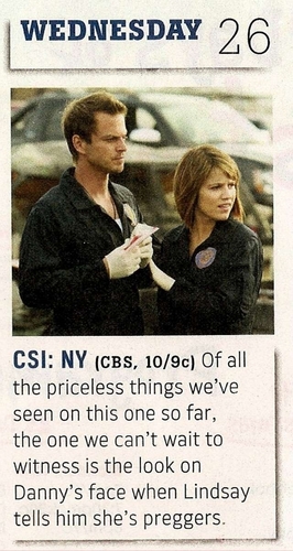  CSI: NY - TV Guide Scan - Danny & Lindsay