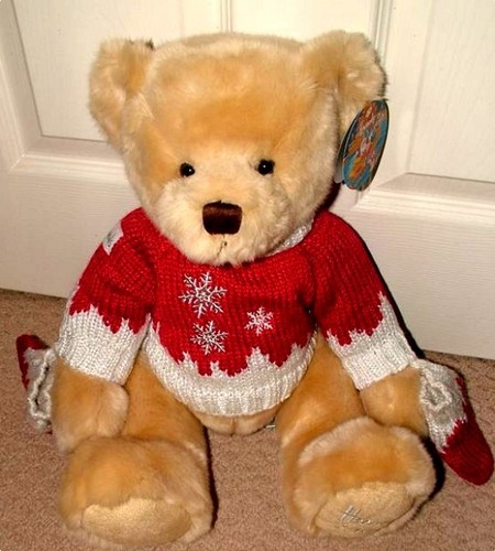  Meet Oscar ... Harrod's 2008 Рождество медведь