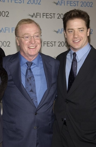  Michael Caine and Brendan Fraser