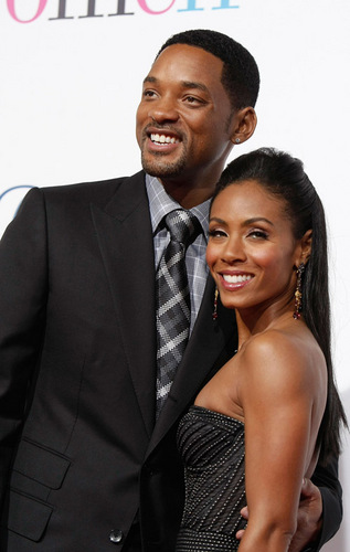  Will and Jada at The Women premiere